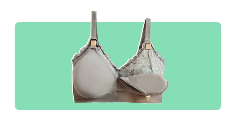 Product shot of the Davin and Adley Busty Ella Maternity, Nursing, and Pumping Bralette.