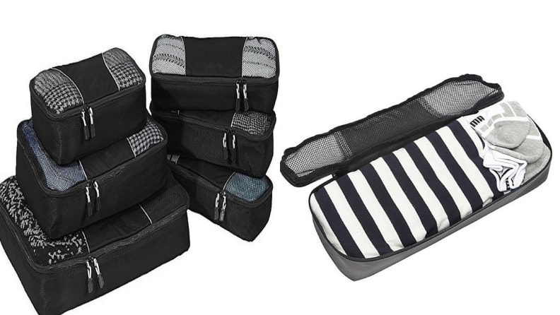 Packing cubes for traveling