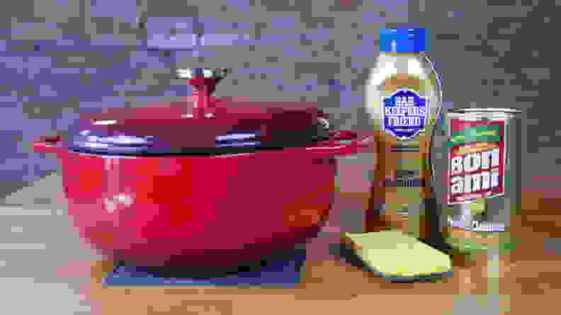 Dutch oven cleaning supplies