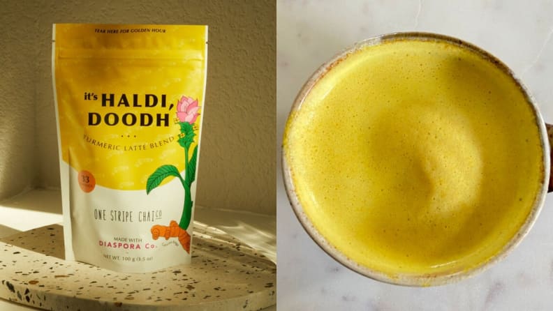 It's Haldi, Doodh is One Stripe Chai Co.'s collaboration with Diaspora Co.