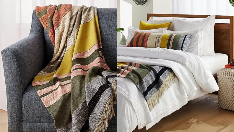 Crate and Barrel carreno throw