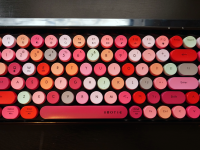 Full view of the Ubotie Portable Bluetooth Mini Keyboard.