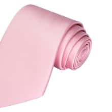 Product image of KissTies Solid Satin Pink Tie