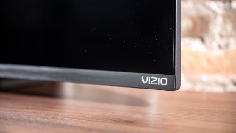The Vizio logo on the front of the 2021 Vizio P-Series' panel