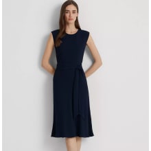 Product image of Women's Belted Bubble Crepe Dress