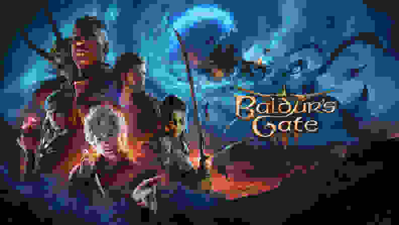 The baldur's gate 3 title screen