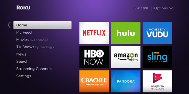 Roku UI Channels