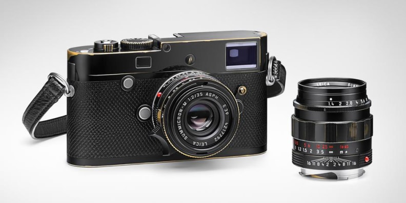 The Correspondent Edition Leica M-P includes two classic Leica lenses—the Summicron-M 35mm f/2 and the Summilux-M 50mm f/1.4.
