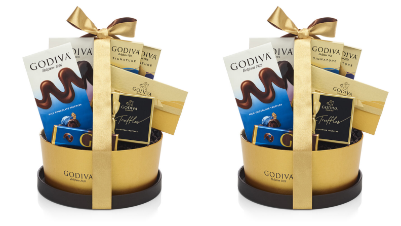 两个godiva巧克力礼品篮
