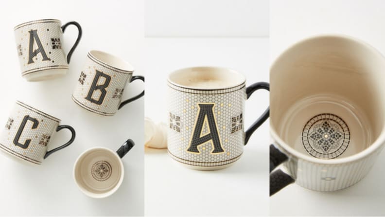 Monogrammed mug