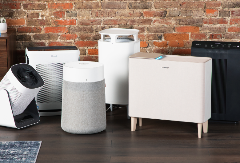 A group of the best air purifiers are collected together in the Reviewed labs, including purifiers from Winix, Blueair, Coway, and Levoit.