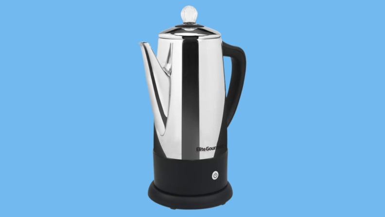 12 Cup Elite Electric Coffee Pot Percolator w/Warming Base-Model EC-120