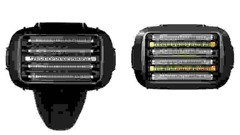 The five-bladed Panasonic Arc5 (left) and Panasonic Arc6 (right).