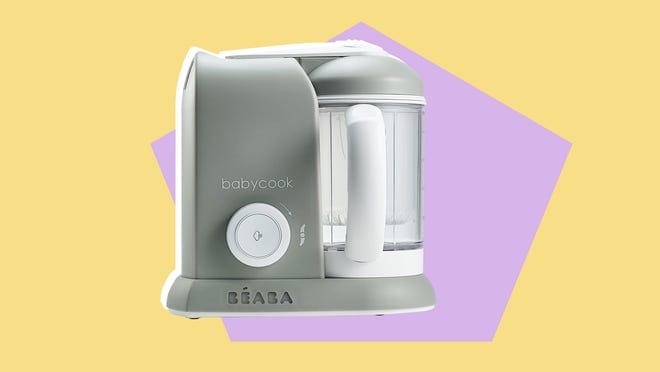 silver baby food maker machine