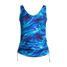 Product image of Women's Chlorine Resistant Adjustable Underwire Tankini Swimsuit Top