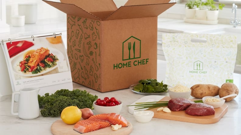 Meal kits like Home Chef can help you eat healthier this year.
