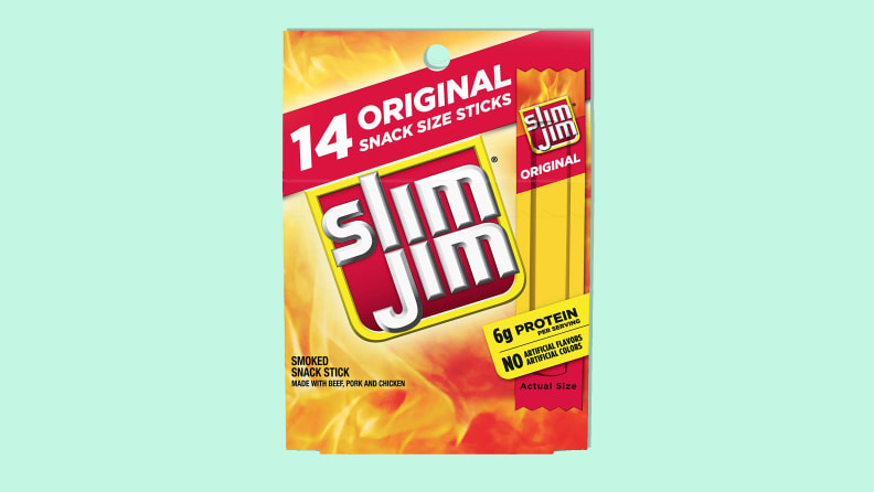 Najlepsze przekąski: wędzone paluszki mięsne Slim Jim Snack-Sized