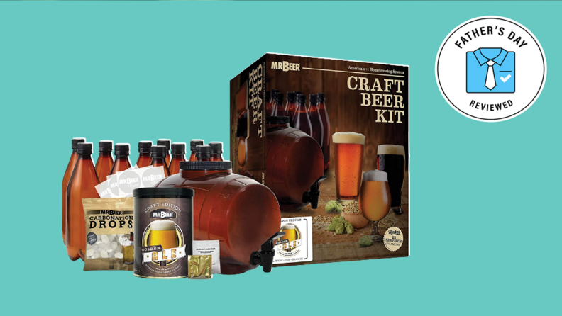 Best gifts for dad: Mr. Beer Premium Gold Edition kit