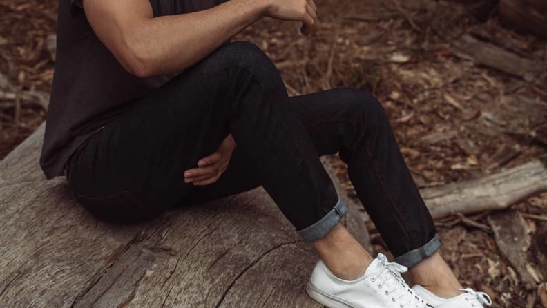 mott and bow dark denim jeans
