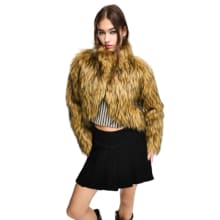 Product image of Asos Reclaimed Vintage Cropped Faux Fur Jacket