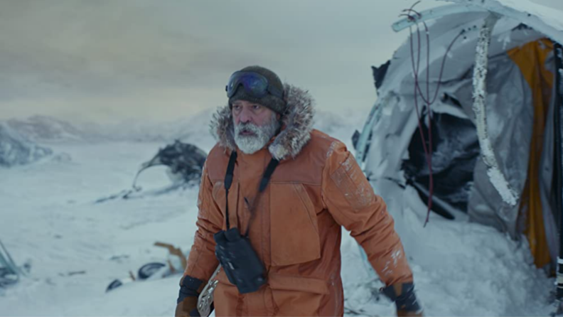 An image of George Clooney from the film The Midnight Sky.