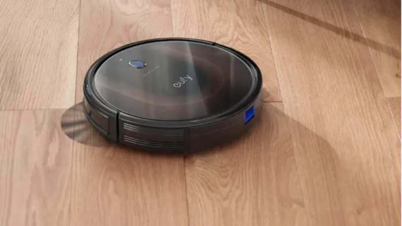 Eufy robo vac on a floor