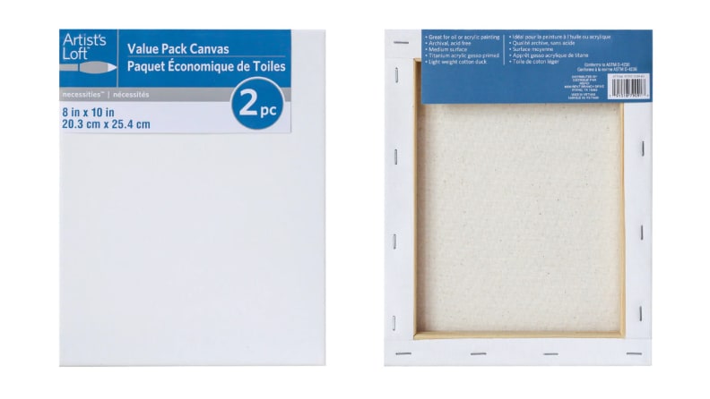 Just think of the masterpieces you'll be able to make on these canvases.