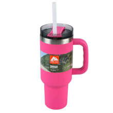 Product image of Ozark Trail 40 oz Vacuum Insulated Stainless Steel Tumbler Hot Pink