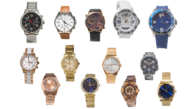 variety of wrist watches