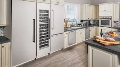 A contemporary Thermador kitchen