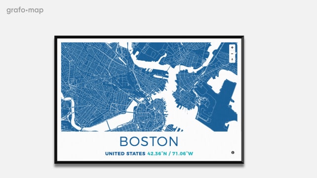 The best gifts for men: Grafomap Custom Map