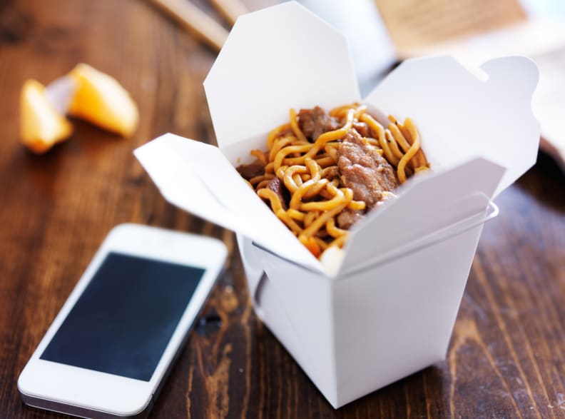 Takeout's great,but make sure you don't lose track of it. It can be a lot of work to remove unpleasant smells.
