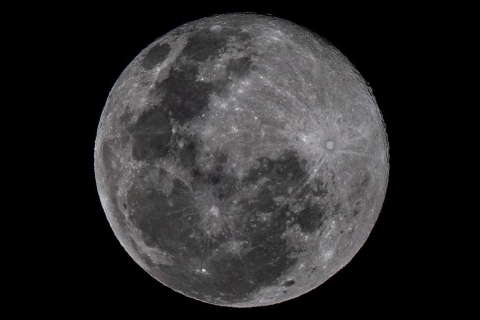 Photo of the Earth's moon.
