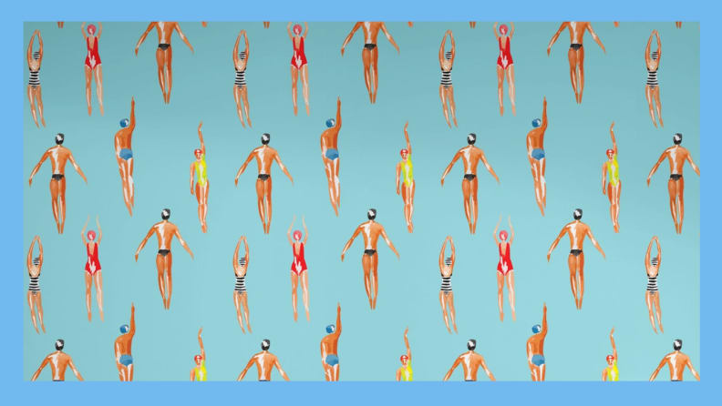 swimming wallpaper