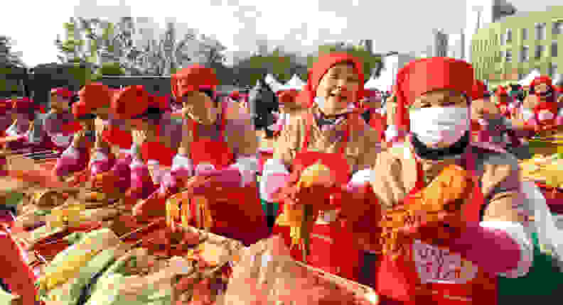 Kimchi Making and Sharing Festival 2014