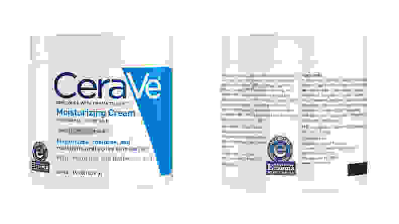A photo of the CeraVe Moisturizing Cream.