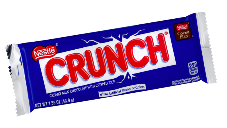 Best candy bar Nestlé Crunch