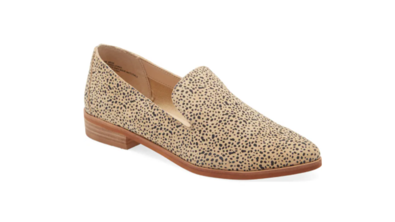 Dotted loafers.