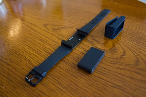 The Pulse comes with a watch-style strap and a clip.
