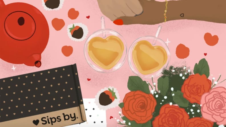 A photo of the Sips By Tea Date Box.