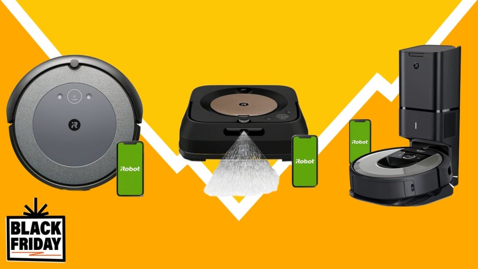 Three iRobot vacuums