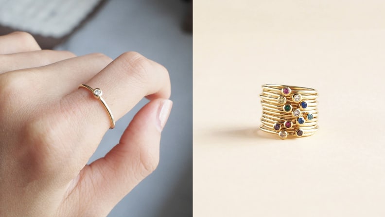 Custom Birthstone Rings