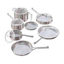 Product image of Ninja EverClad Commercial-Grade Stainless-steel Cookware 12-Piece Set