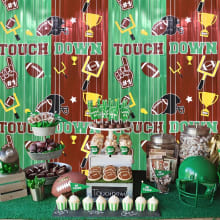 Product image of Super Bowl Party Foil Fringe Curtains