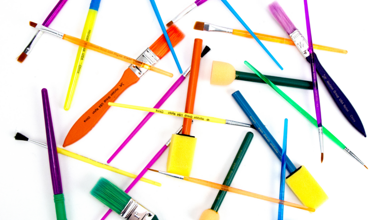 Crayola paintbrushes