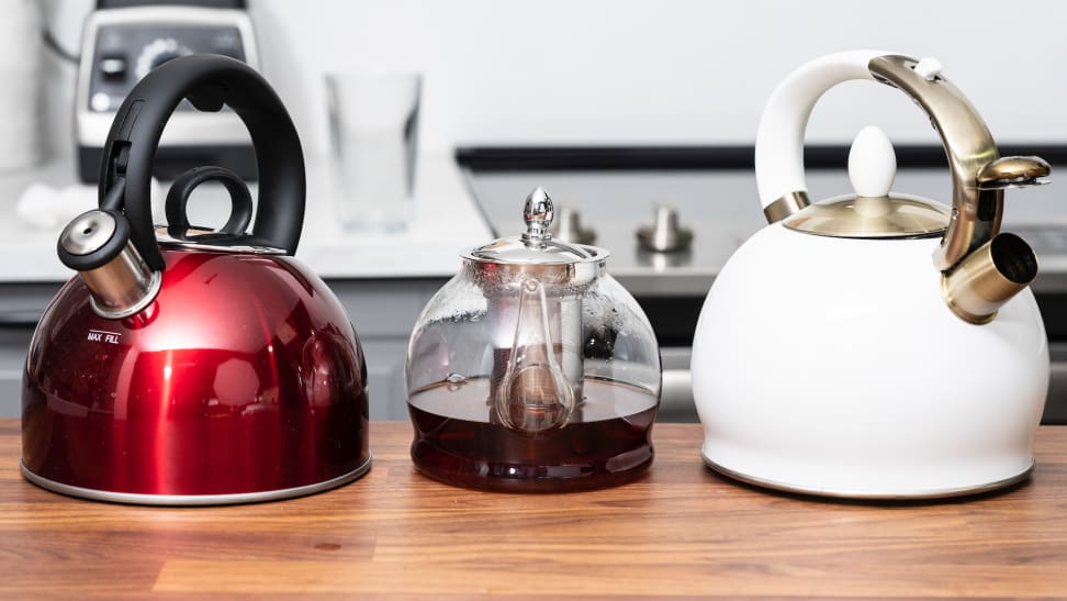 Elegant White Whistling Tea Kettle for Stovetop:Best Whistling Tea