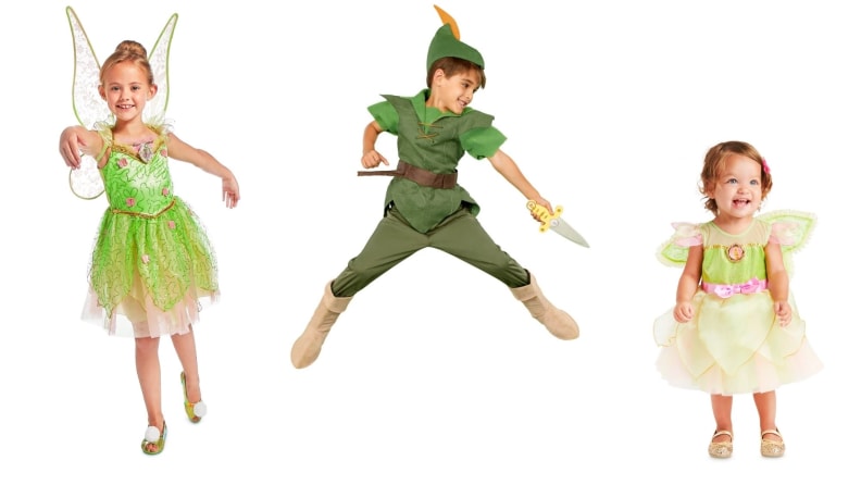 Two Tinkerbells and one Peter Pan.