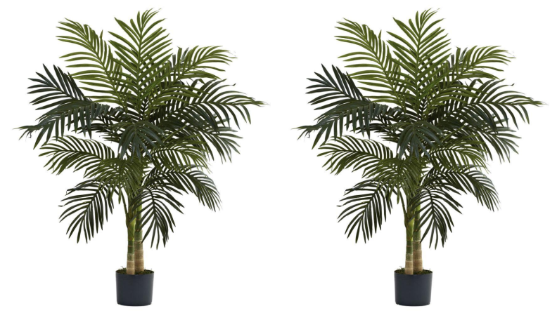 Two Artificial plants
