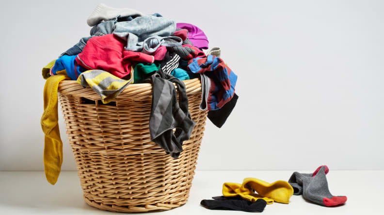 How often to wash your clothes - clothes basket
