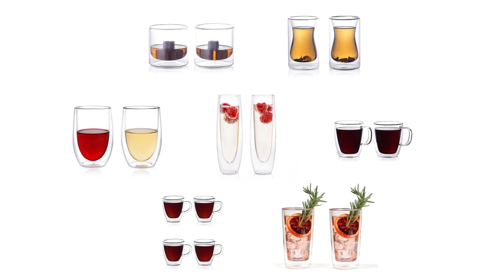 These glasses will actually keep your drinks cold—and they're on sale right now